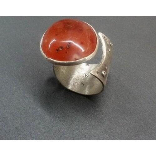 STONE AGE KOLLEKSİYONU FROM NATURE TENİMİZE MEN WOMEN AGATE RING
