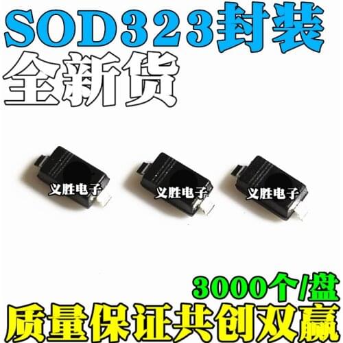 100PCS Switching diode 1N4148 1N4148WS T4 SOD323 0805 Guide micro crystal tiles switching diode, switch tube