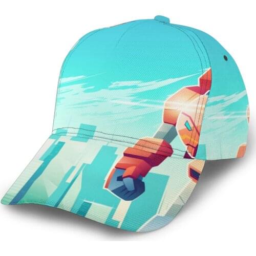 2021 New Baseball Cap Fishing Caps Men Outdoor Hunting Hat Hiking Hat Robot Warrior Standing With Clenched Fists