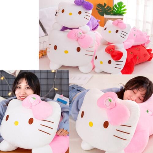 30Cm New HelloKitty Plush Toy Cute KT Cat Dolls Animal Stuffed Soft Pillow Cartoon Hellokitty Plush Dolls Kids Toy Gift 2021