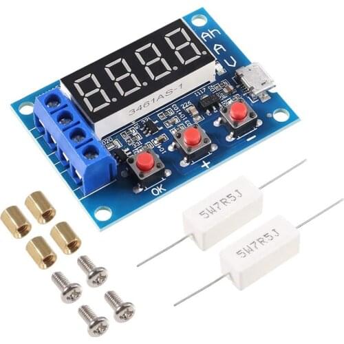 New ZB2L3 Li-ion Lithium Lead-acid Battery Capacity Meter Discharge Tester Analyzer Measurement Analysis Instruments