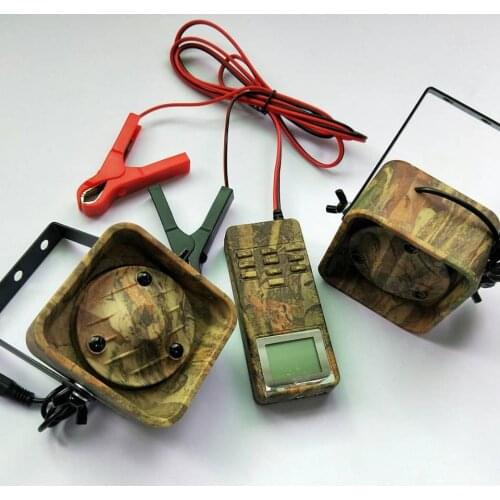 PDDHKK Hunting Bird Caller With Timer ON/OFF 2pcs 50W 150dB Loud Speakers Predator Sound MP3 Player 200 Sound Voices Two Colors