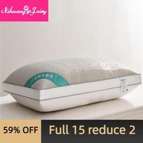 Natural latex pillow single pillow to protect the cervical spine to help sleep pillow a pair of household double head