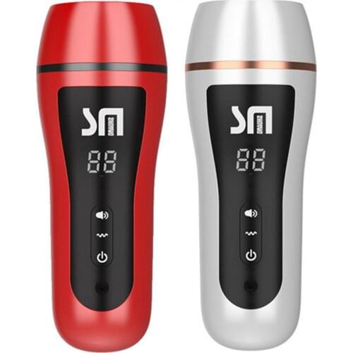 Sex Machines Toys for Men Erotic Masturbator Cup Realistic Tip of Mouth Vagina Pocket Pussy Blowjob Stroker Vibrating