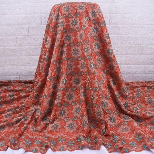 Zhenguiru Dry Cotton Swiss Fabric New Arrival African Lace Fabric Tulle French Fabric Embroidery Nigerian Fabric For Party A1972