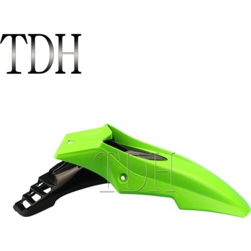 Green ABS Plastic Mudguard Motorcycle Motocross Fender Dirt Bike Off Road Enduro Supermoto For Kawasaki KLX KL KLR 250 EXC