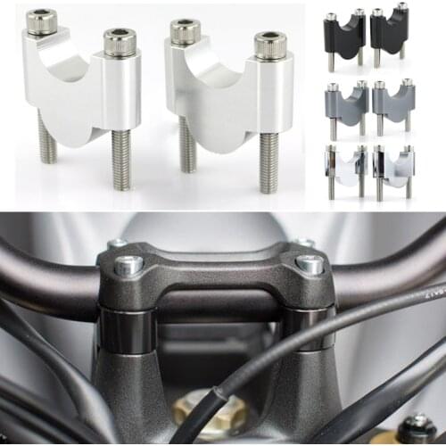 28mm 1 1/8" Handlebar Riser Fat Bar Mount Risers For Honda CB1000R CB650R CB500X CB500F CBF125NA CBF300NA VFR1200X CTX700 1300