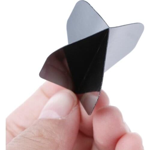 30 Pcs High Quality Simple Pure Black PET Dart Flights A0KA