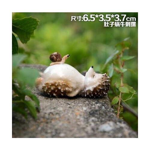 3D Hedgehogwith Snails Candle Mold Soap Mould Flexible Silicone Handmade Mold Rubber PRZY Eco-friendly Animal L23