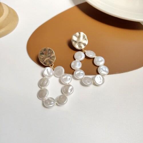 Bohemia Hiphop/Rock Metal Contracted Fashion Stud Earrings Bohemia Sell Like Hot Cakes Cute/Romantic Pearl Earrings