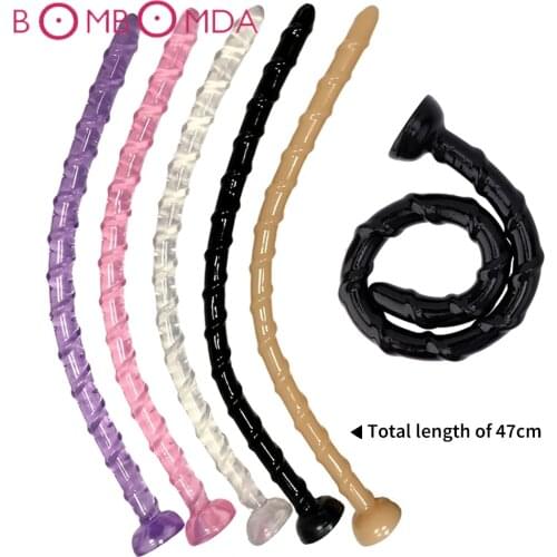 Super Long Anal Plug Anus Backyard Beads Large Dildo Butt Plug Prostata Massage Masturbation Adult Sex Toys For Woman And Men