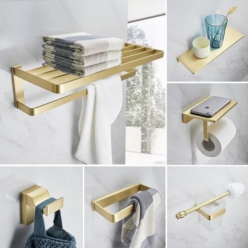 Paper Holders Bathroom Accessory Chrome Romantic Bath Hardware Set Bathroom Fitting Towel Ring Toilet Brush Holder WF-552200