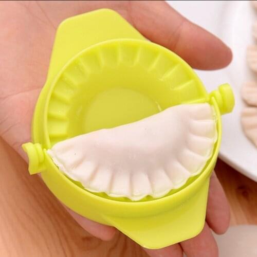DIY Dumpling Mould Dumpling Machine Plastic Dumpling Molds Chinese Food Jiaozi Maker Hand Mould Kitchen Creative Bakeware TSLM1