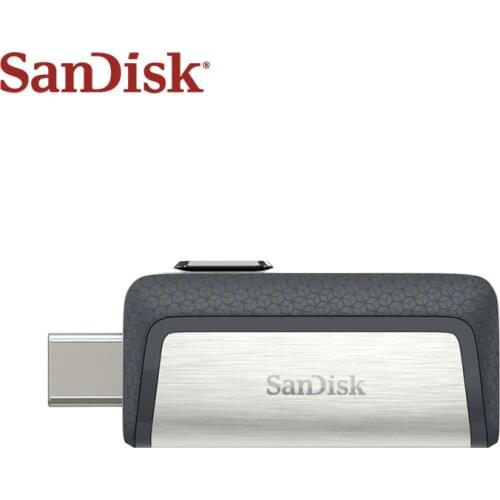 SanDisk Ultra Dual Drive With Type-C USB 3.1 Flash Disk 32GB 64GB 128GB 256GB OTG Pendrive Memory Stick U Disk Max 150MB/s