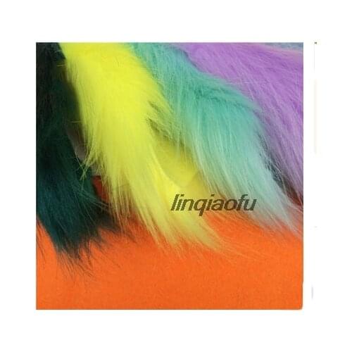 Artificial plush Faux fox plush fabric