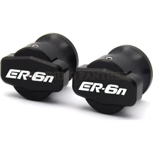 CNC Motorcycle 10mm Swingarm Spools stand screws Slider For Kawasaki ER6N 2006-2016