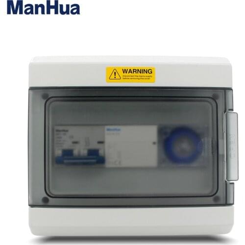 Manhua Mechanical 100A Timer Switch Control Box with the function of overload protection+ short protection + Waterproof