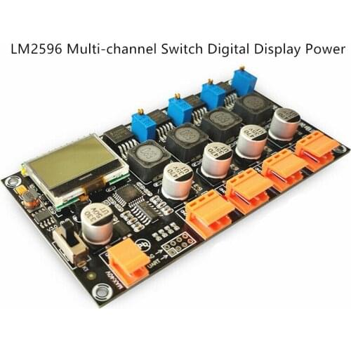 LM2596 Multi-channel Switch Digital Display Power Module DC-DC DC7-40V (MAX) 3A