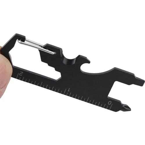 Outdoor Multi-function Tool Card Opener Keychain With Multi-purpose Gadgets Outdoor Tools