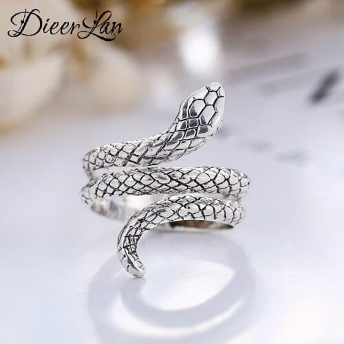 New Gothic Men Snake Rings For Women Jewelry Birthday Gift Romantic Wedding Engagement Drop Shipping 2021