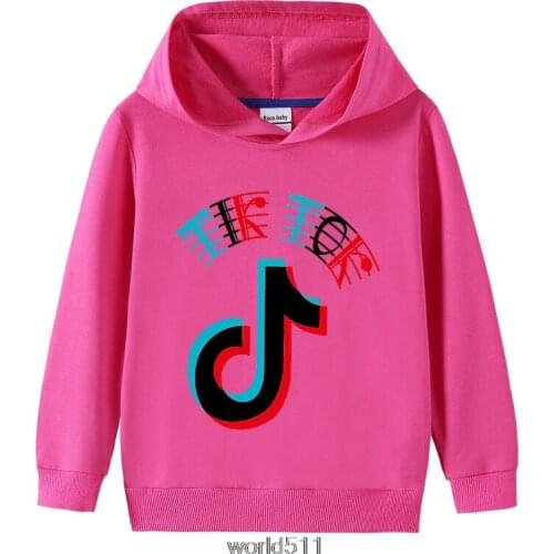 Tik Tok Boys Girls Casual Sweatshirt Kids Hoodies Long Sleeve Sweatshirt Tik Tok Children Clothes