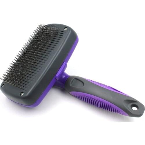 Self Cleaning Slicker Brush Gently Removes Loose Undercoat Mats and Tangled Hair Your Dog will Love Being Brushed with Brush