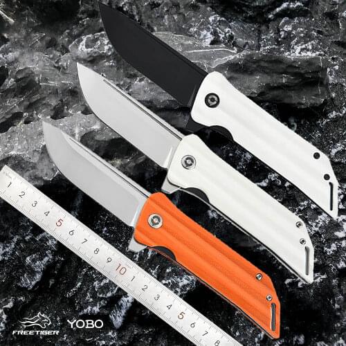 FREETIGER VG10 Steel High Quality Folding Knife Pocket Steak Knife Outdoor EDC Tool Camping Survival Hunting Fishing Knives