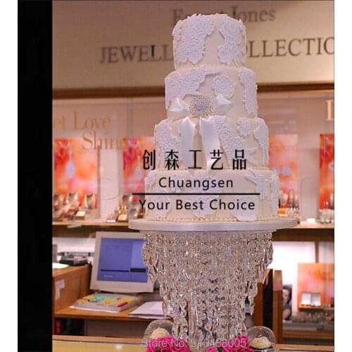 Bling Wedding High Feet Cake Stands Cupcake Displayed Plates,Bead Chandelier Cake Stand Center Piece ,Christmas Deco Cake Holder