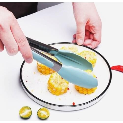 1PC Kitchen Food Tongs, Various Sizes Salad Steak Tongs, Non-slip Heat-Resistant Kitchen Utensils and Bread Tongs