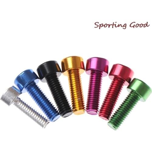 4pcs Bicycle Water Bottle Holder Screw Bicycle Bottle Bolt Bicycle Bottle Screw Aluminum Alloy Screws Bike Repair Accessory