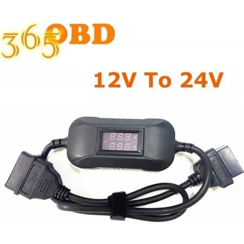 Best Quality Truck Converter Adapter 12V To 24V for Launch X431 Easydiag 3.0 for Heavy Duty Truck Car OBD2 Scanner Tool
