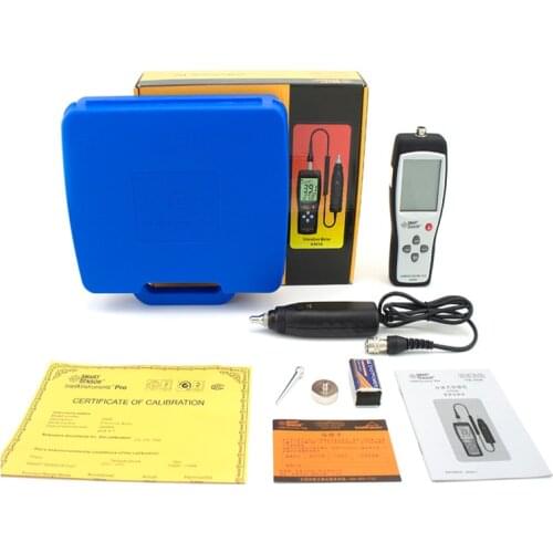 AS63B Digital vibration meter 10HZ~1KHZ 0.1~199.9m/s Precision Vibration measurer Tester Gauge Analyzer W/Carry Box