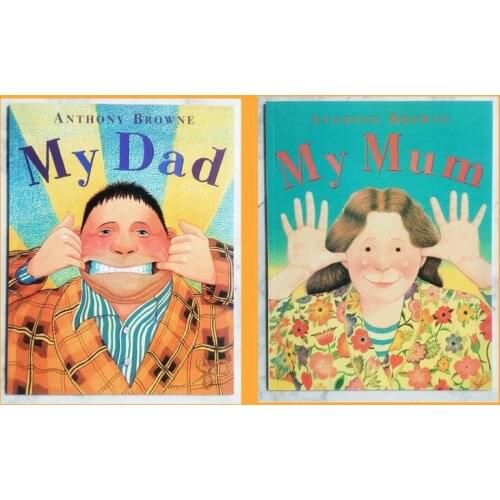 Free Shipping educational english picture story book for children and baby My Mum +My Dad 2pcs per lot