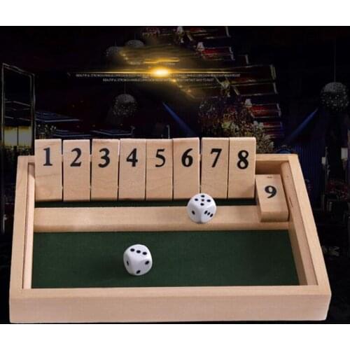 Digital 2 Players Board Games Shut The Box Club Drinking Game Entertainment Party Toys For Children Adult