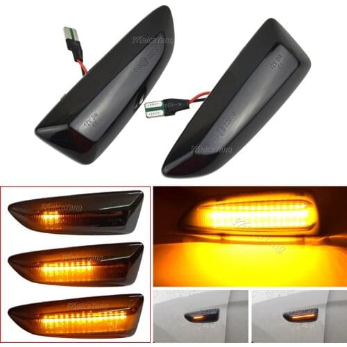 Dynamic Sequential Side Marker Light Flowing LED Turn Signal Indicator For Opel Crossland Grandland X Insignia B 2017 2018 2019