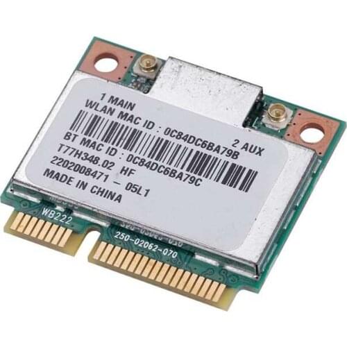 Dual Band 2.4G/5Ghz AR5B22 Network 300Mbps Bluetooth 4.0 WIFI Mini PCI-E Wireless Card