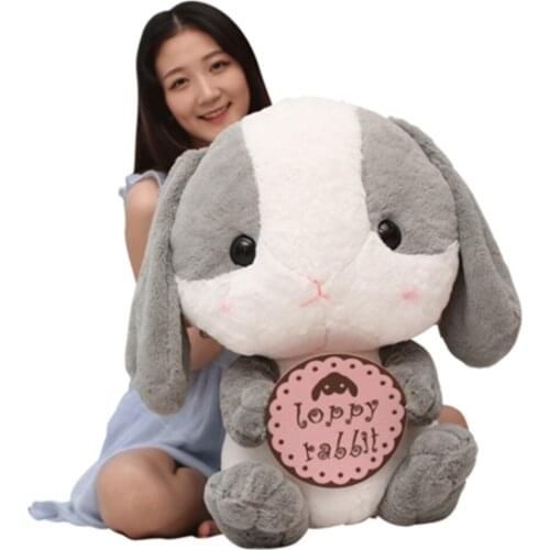 Fancytrader Lovely Plush Soft Cartoon Rabbit Toy Stuffed Giant Animal Bunny Nice Lover Gift 75cm