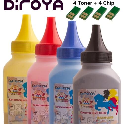 1SET 201A CF400A CF401A 402A 403A Toner Cartridge chip Powder Refill KIT For HP M252 M277 M274 M252dw M252n M277dw M277n M274n