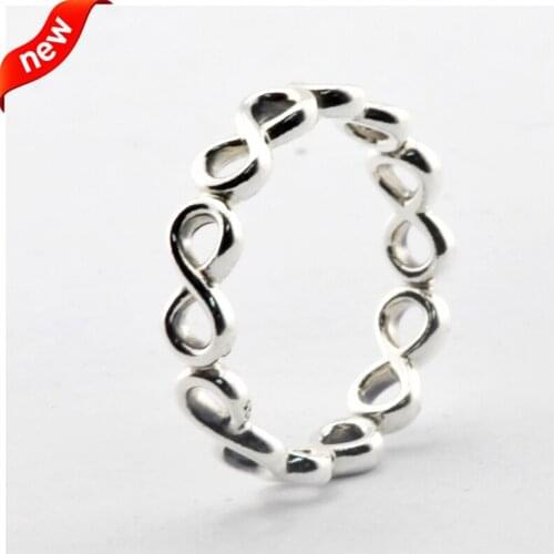 CKK Ring Infinite Shine Rings for Women Men Anillos Mujer Anel Bague Femme Wedding Engagement 925 sterling silver Jewelry
