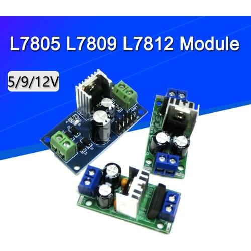 LM7805 LM7806 LM7809 LM7812 DC/AC Three Terminal Voltage Regulator Power Supply Module 5V 6V 9V 12V Output Max 1.2A