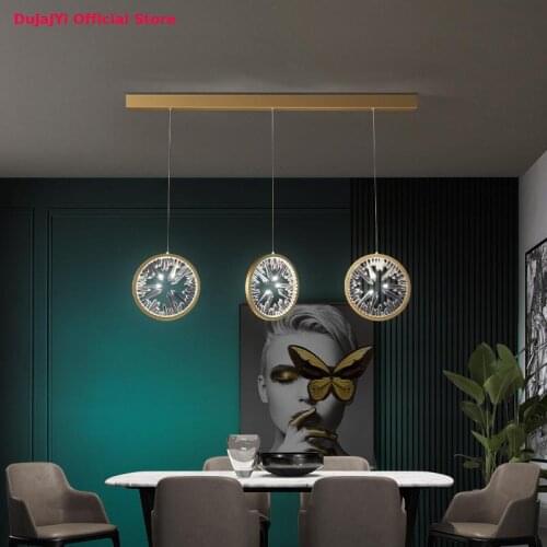 Nordic restaurant LTD chandelier lighting post-modern dining table bedside hanging lamp light luxury crystal Nakajima chandelier