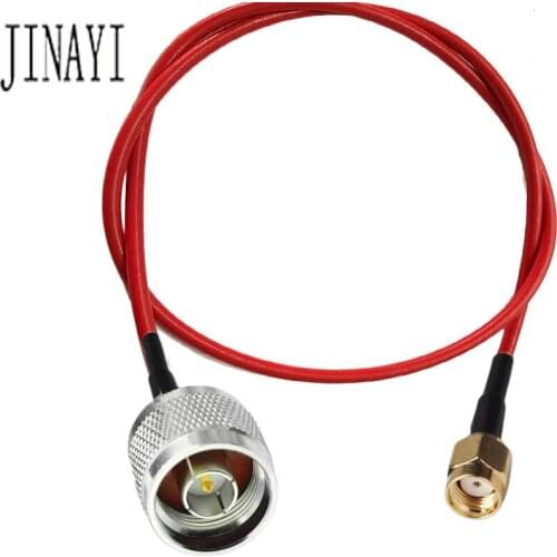 N Male to RP-SMA Male Connector Simi Rigid RF coax cable Semi-Flexible 50ohm RG402 cable 1m 3m 5m 10m
