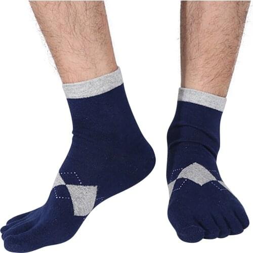 Toe Socks Finger-separated Outdoor Sports Fitness Running Socks Resistant Cotton Polyester Spandex Ankle Hosiery