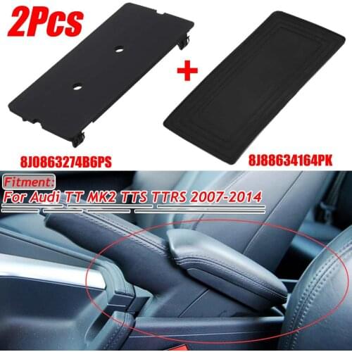 New Car Armrest Center Console Cover Plate + Rubber Mat Plate Insert For Audi TT TTS TTRS 2007-2014 8J0863274B6PS 8J88634164PK