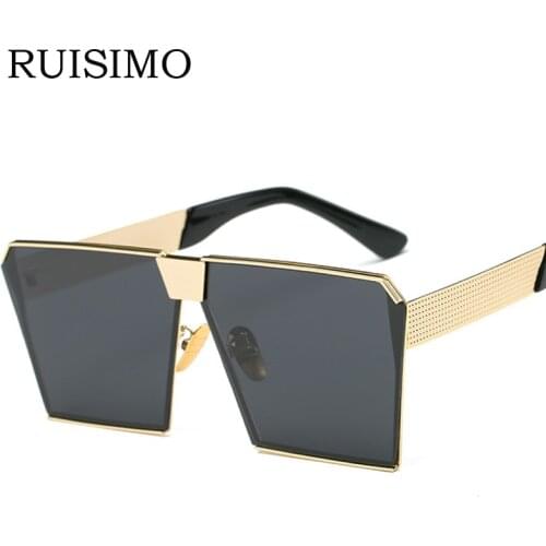 GIRL 2017 New Color Women Sunglasses men Unique Oversize Square UV400 Gradient Vintage eyeglasses frames sun glasses for Women