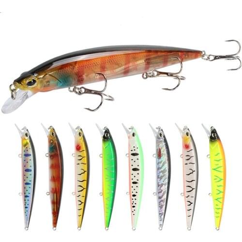 The New 14cm/18.6gHot Fishing Lures, Assorted Colors, Minnow Crank Tungsten Weight System Wobbler Model Crank Bait Lure