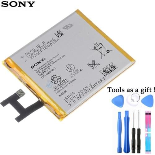 Original SONY Phone Battery LIS1502ERPC Batterie for SONY Xperia Z L36h L36i C6602 SO-02E C6603 S39H M2 S50h D2303 D2306 bateria