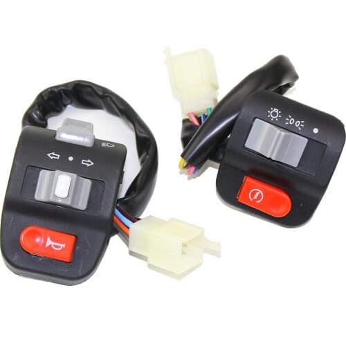 1 Pair Handlebar Controller Switches for Yamaha Electric Bike Scooter Signal Electric Fog Light Horn ON-OFF Button Switch