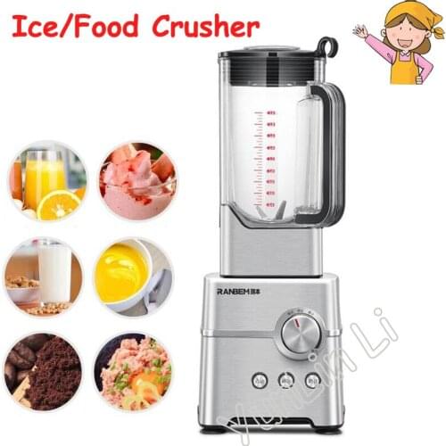Commercial Ice Crusher High Speed Blender Strong Power Juice Machine Food Processor Coffee Machine RBM-765