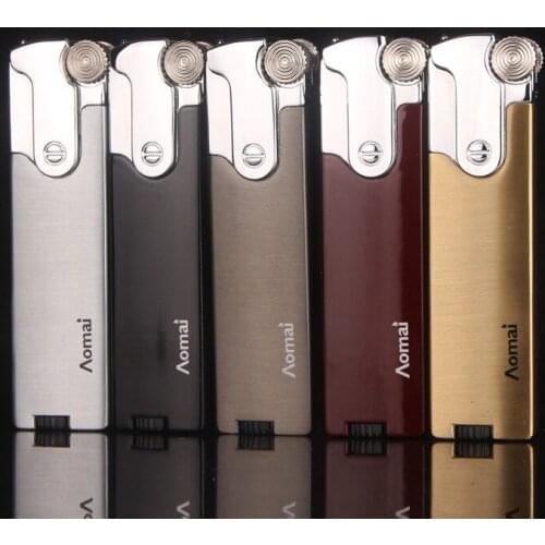 Straight Grinding Wheel Lighter Wheat Lighter Creative Windproof Fireproof